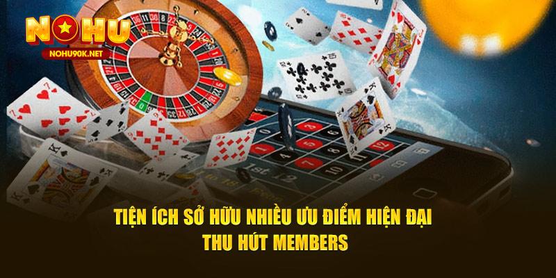 Tiện ích sở hữu nhiều ưu điểm hiện đại thu hút members