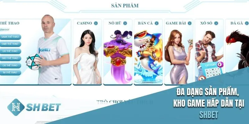 SHBET và thế giới game đẳng cấp, độc đáo